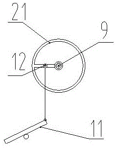 Miniature tea rolling system with pedaling power