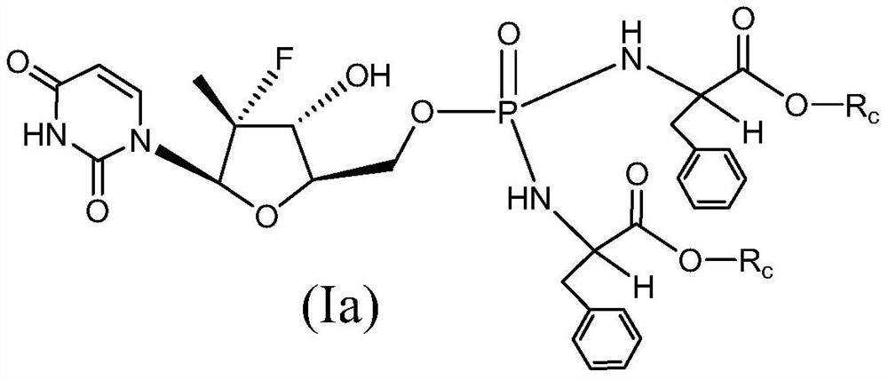 Uridine bisphenylpropionate-based phosphoramidate compound, its pharmaceutical composition, its preparation method and application