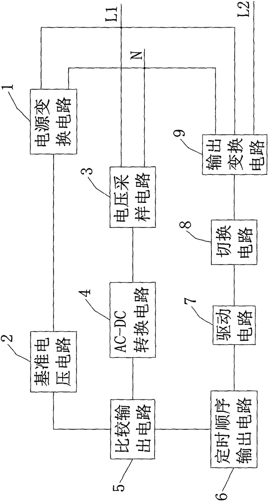 Single-lamp voltage compensation device of high-intensity discharge lamp