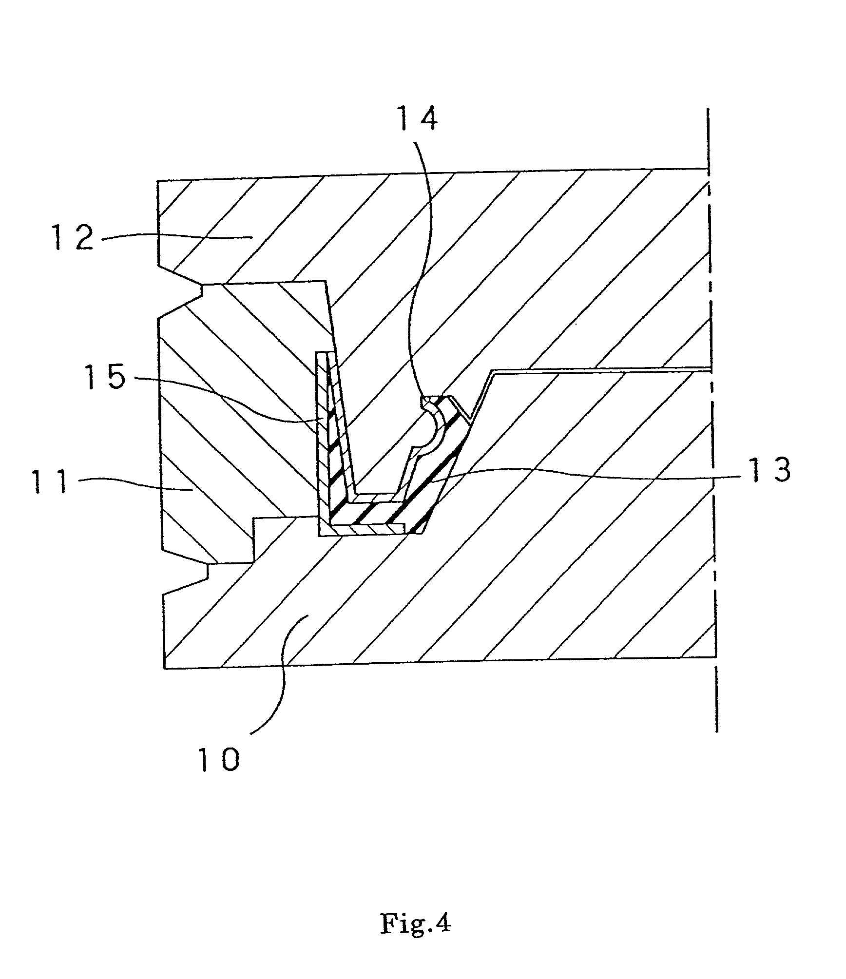 Method of preparing a molded sealing composition for sealing against permeation of carbon dioxide gas