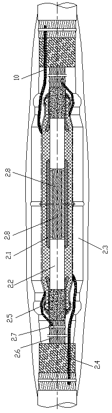 10KV flame-retardant cold-contraction cable accessory