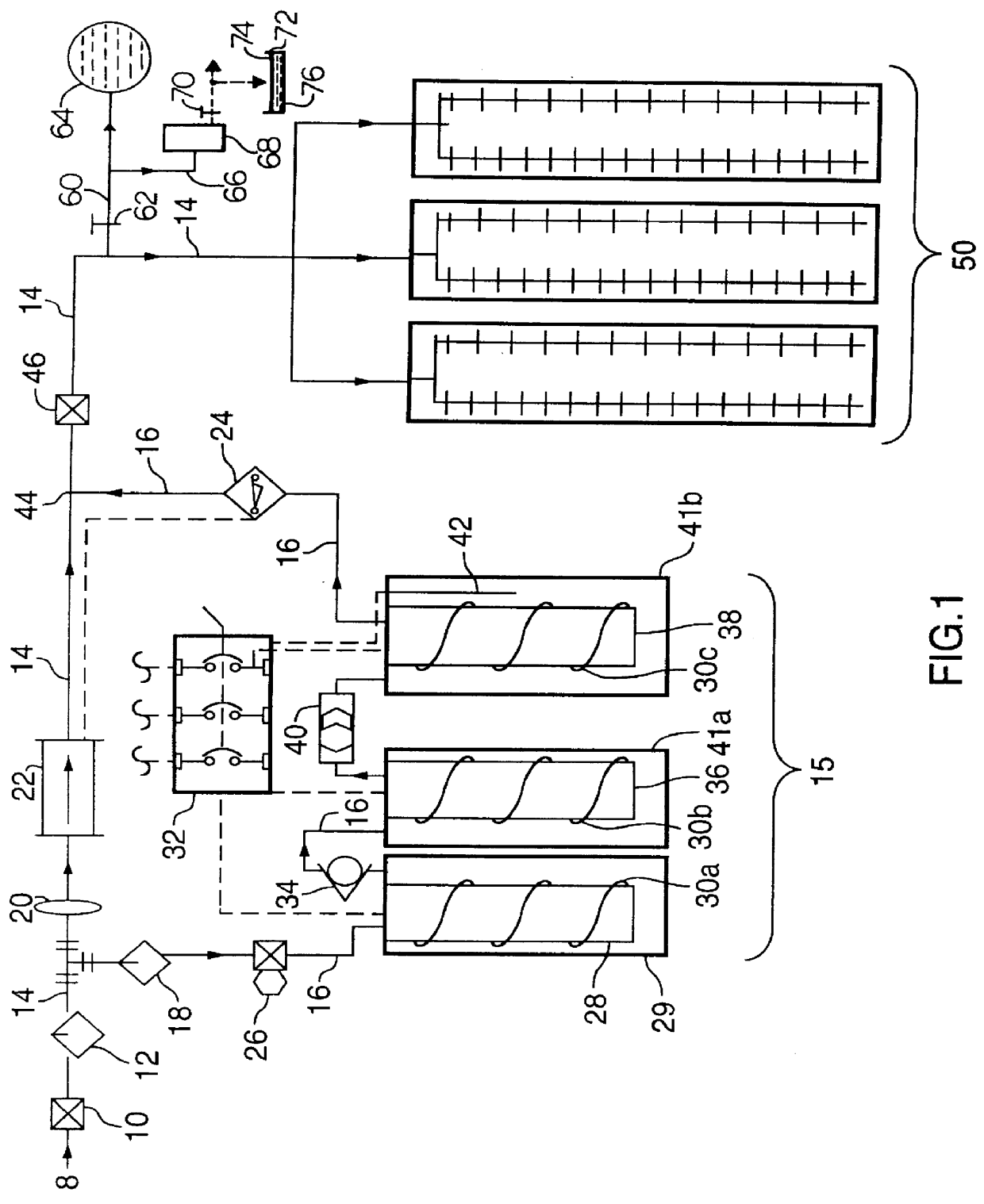 Iodinated water treatment process