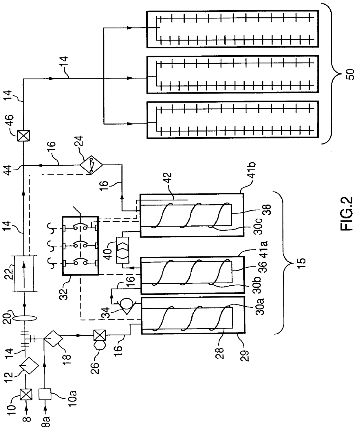 Iodinated water treatment process