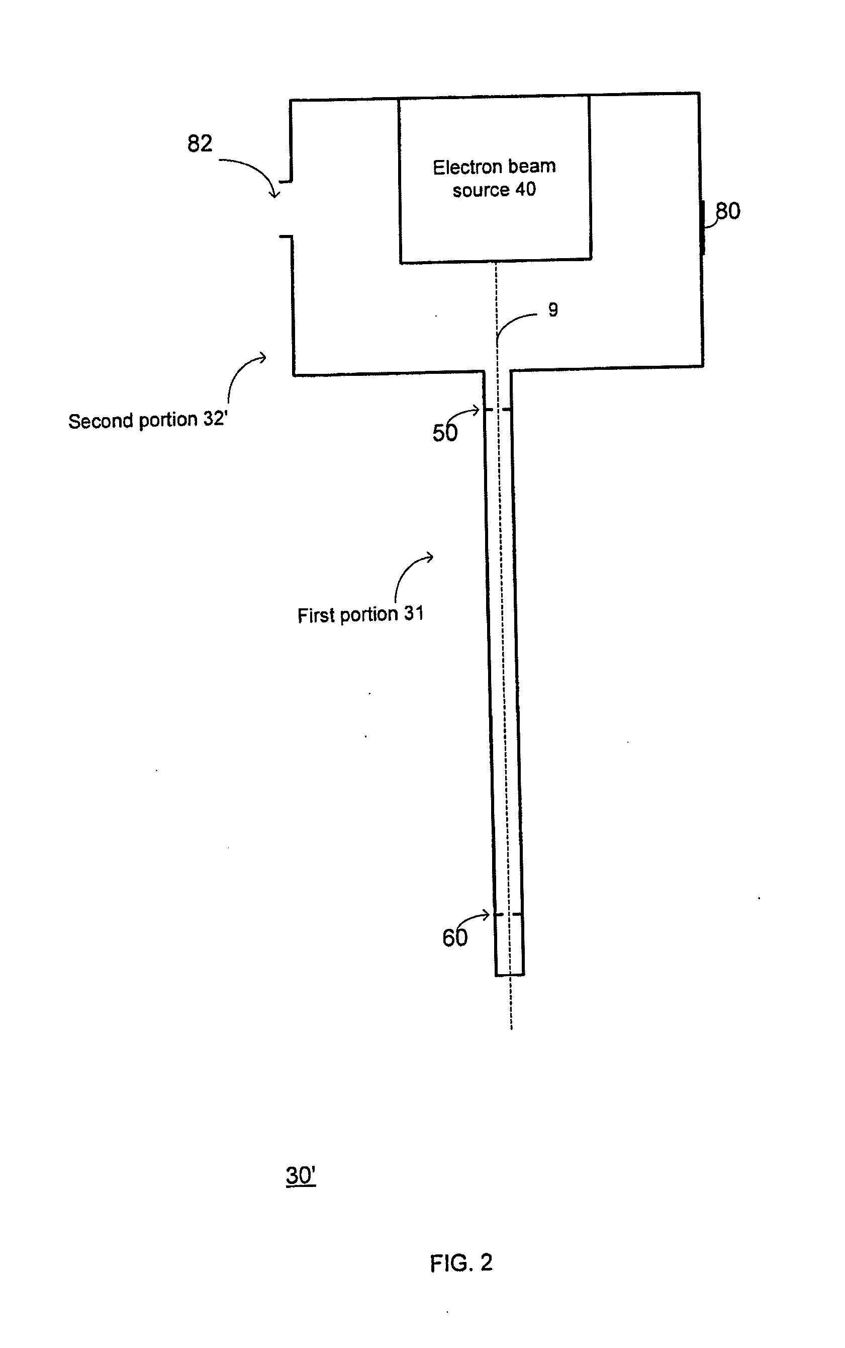 Vacuumed device and a scanning electron microscope