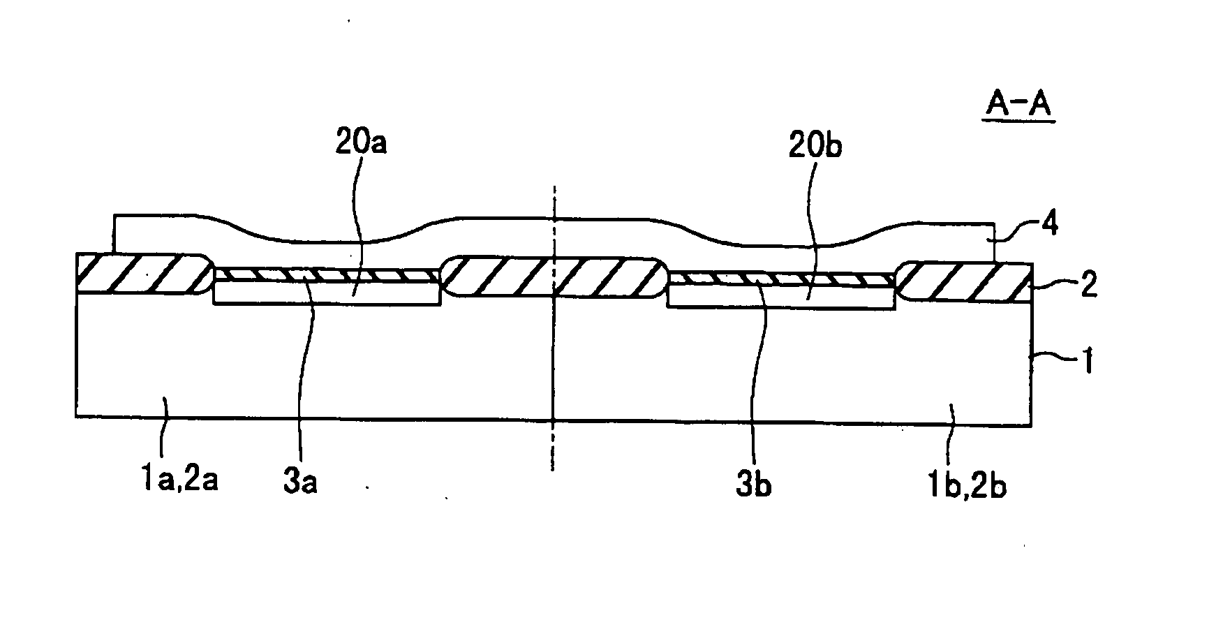 Semiconductor device with a gate region having overlapping first conduction type and second conduction type dopants