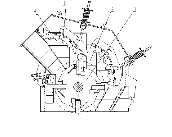 Bolt-fixture-free impact plate of impact crusher