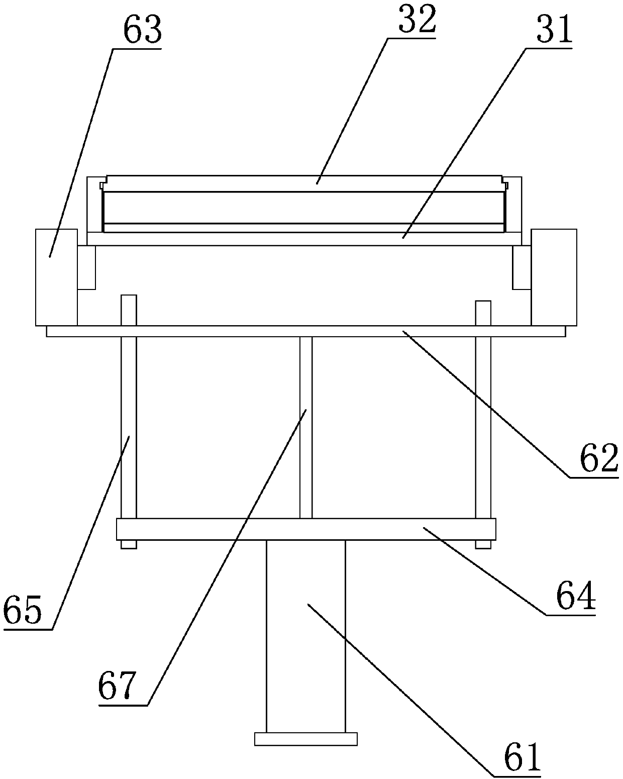 Hot pressing forming machine with die collecting device