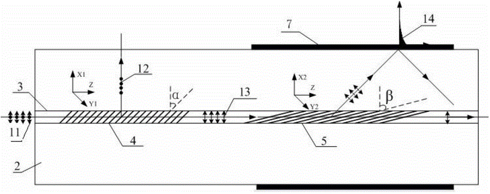 Maximally tilted fiber bragg grating SPR (Surface Plasmon Resonance) biochemical sensor and manufacture method thereof