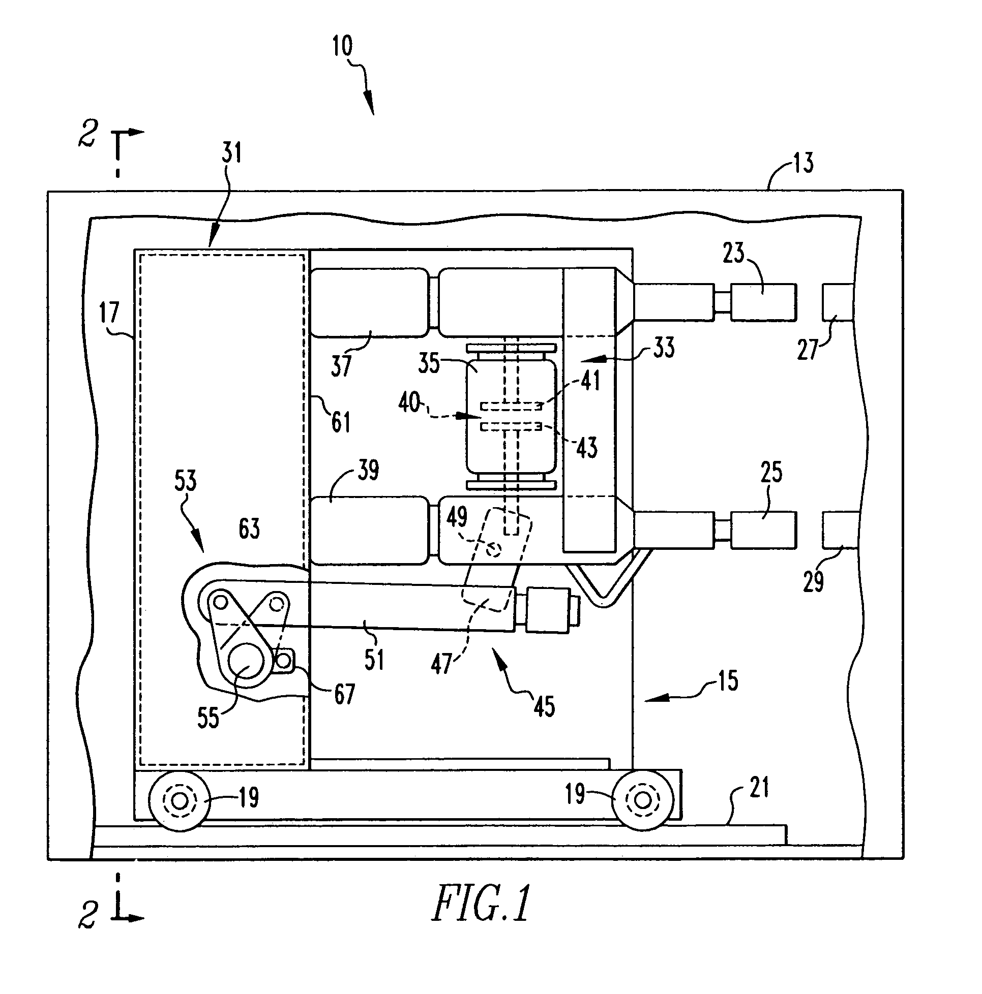 Rotational backlash compensating cam for stored energy circuit breaker charging motor control