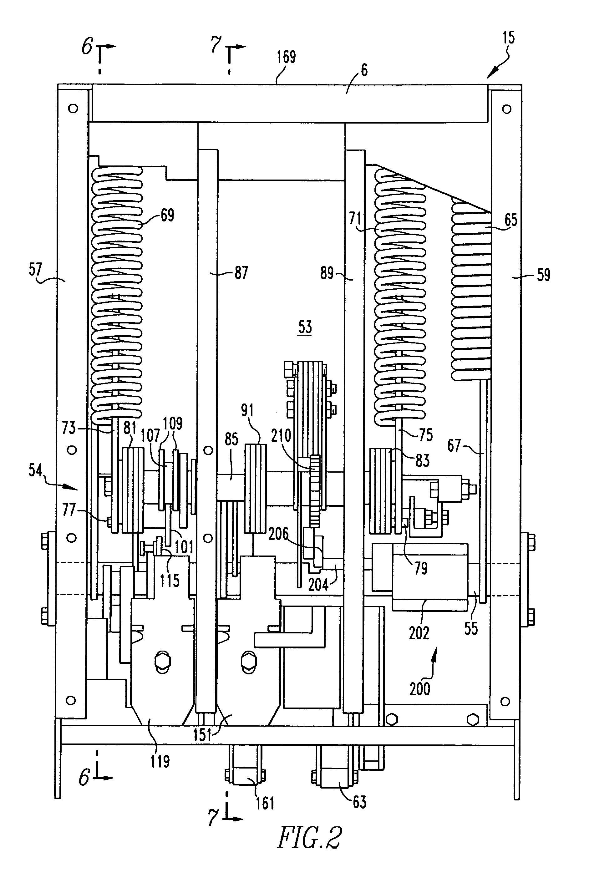 Rotational backlash compensating cam for stored energy circuit breaker charging motor control