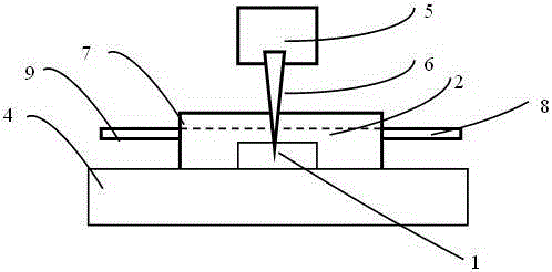 Etching processing method and device for high-quality alumina ceramics