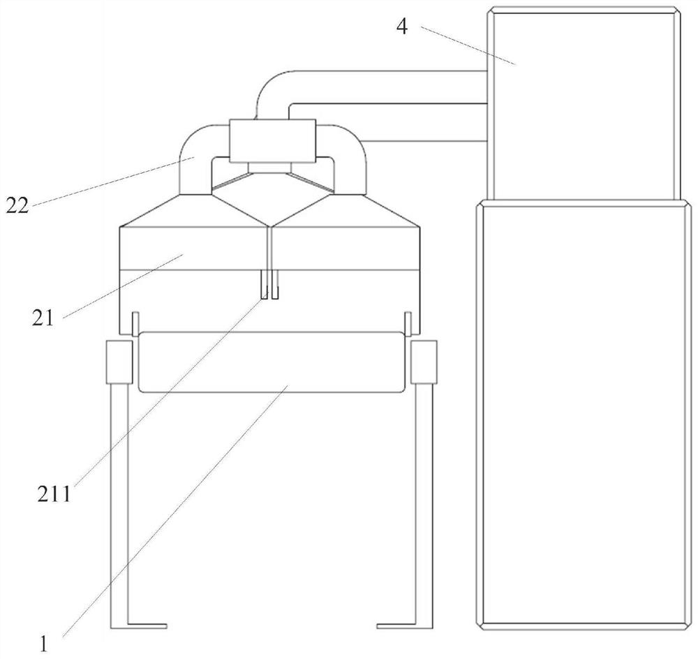 Citrus seedling microwave heating sterilization device