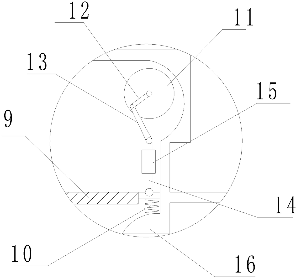 Rotary type rice drying and screening device