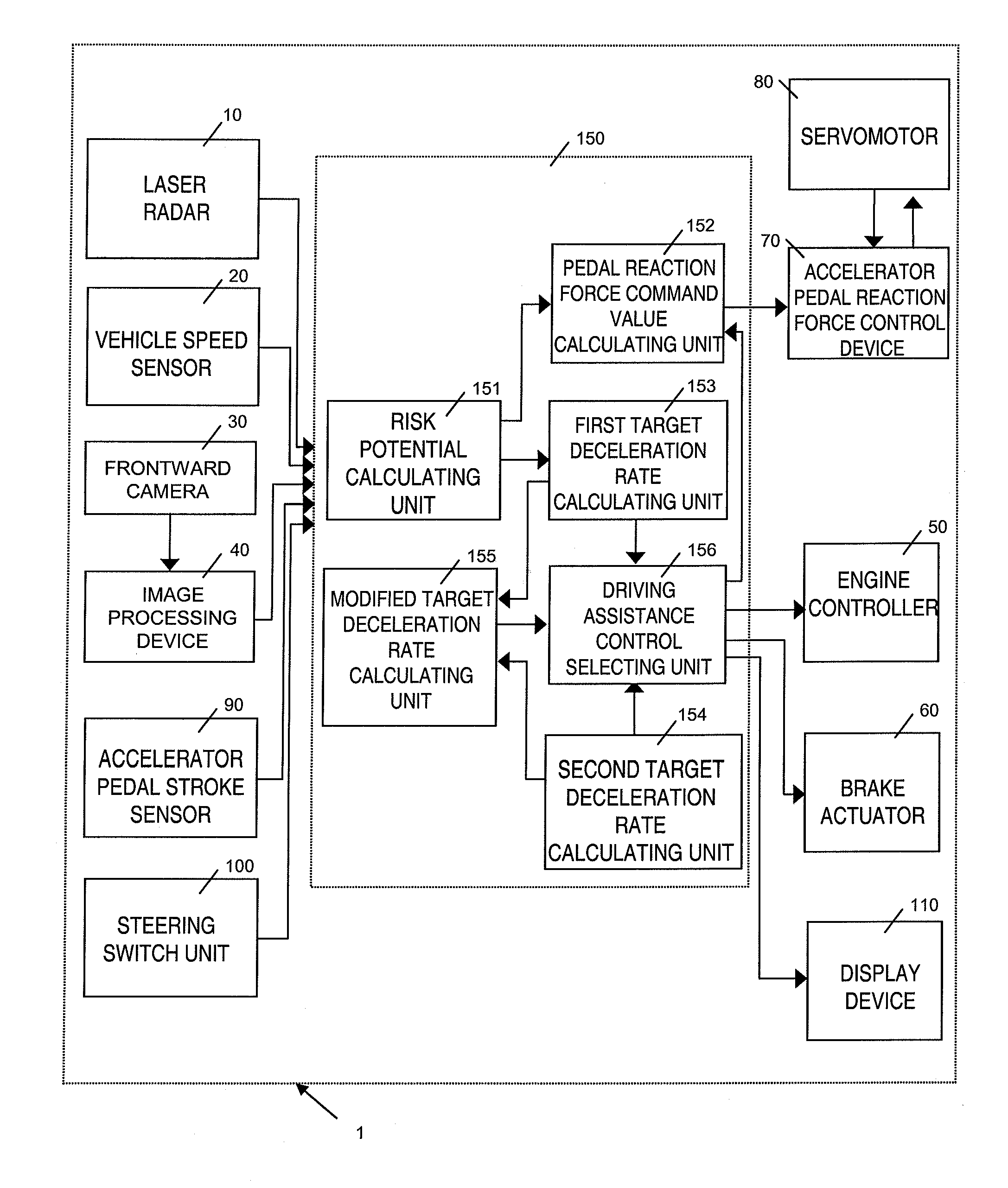 Vehicle driving assist system