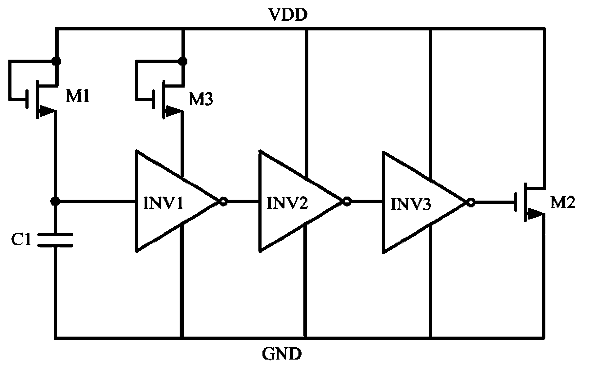 Power-supply clamp ESD circuit