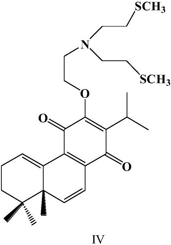 Application of composition of benzimidazolyl and bis(2-methylthioethyl) amino derivatives of Salviskinone A in anti-liver fibrosis drugs