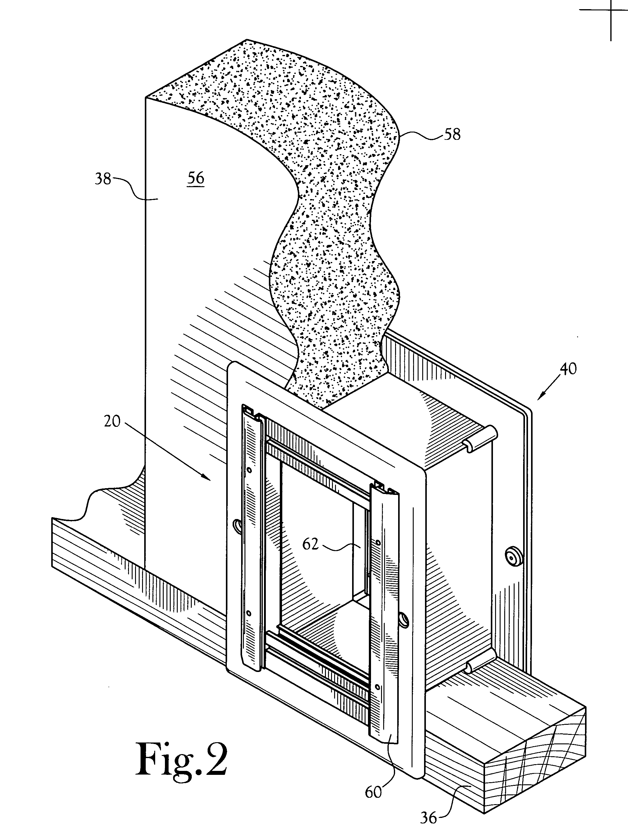 Tunnel/wall unit