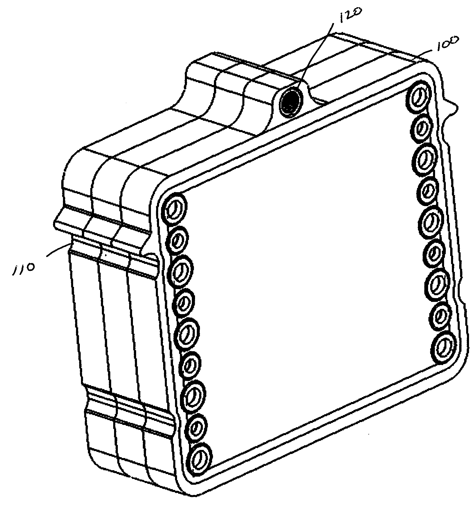 Powered cartridges and other devices within housings