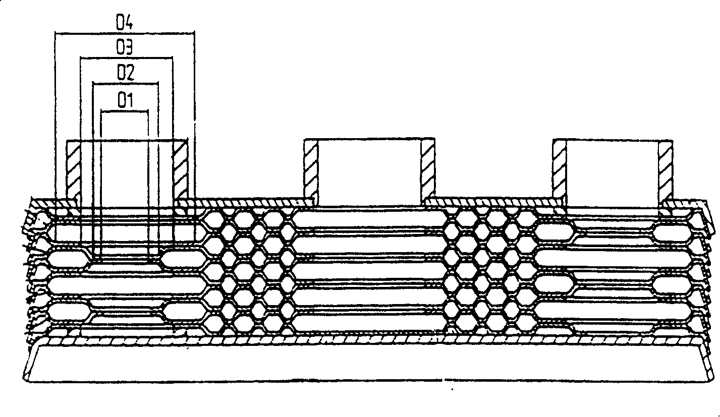 Brazing-sheet type heat exchanger capable of using three kinds of medium to exchange heat