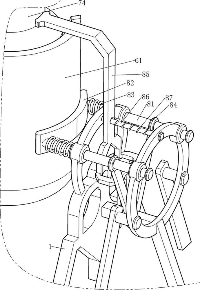 Gypsum recovery treatment device for orthopedics department