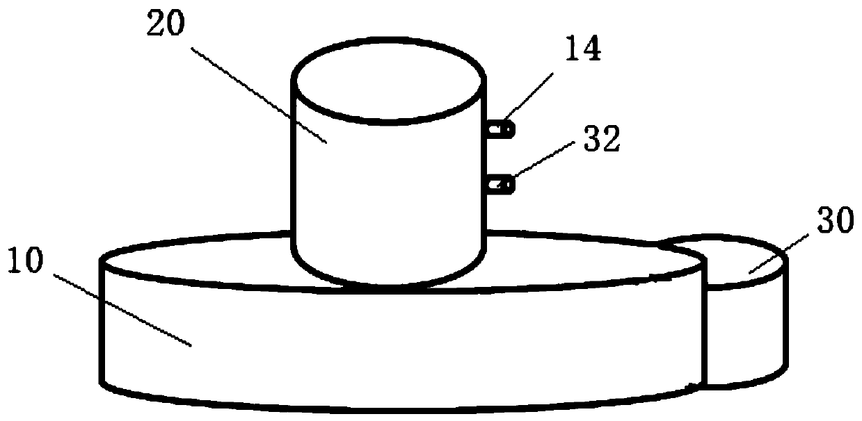 Crucible taking and placing device