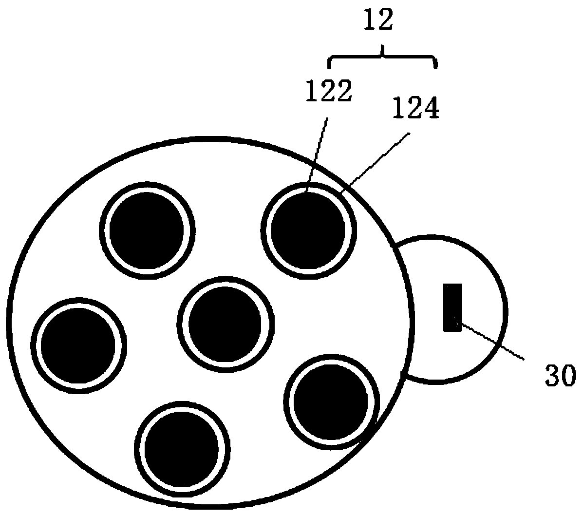 Crucible taking and placing device