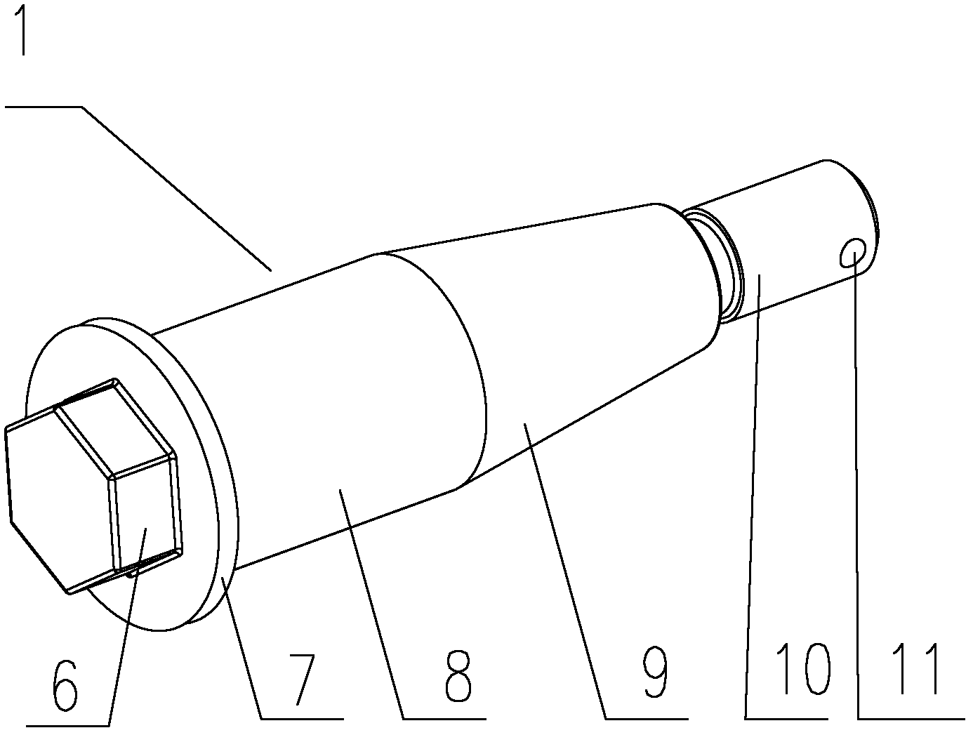 Positioning connection pin