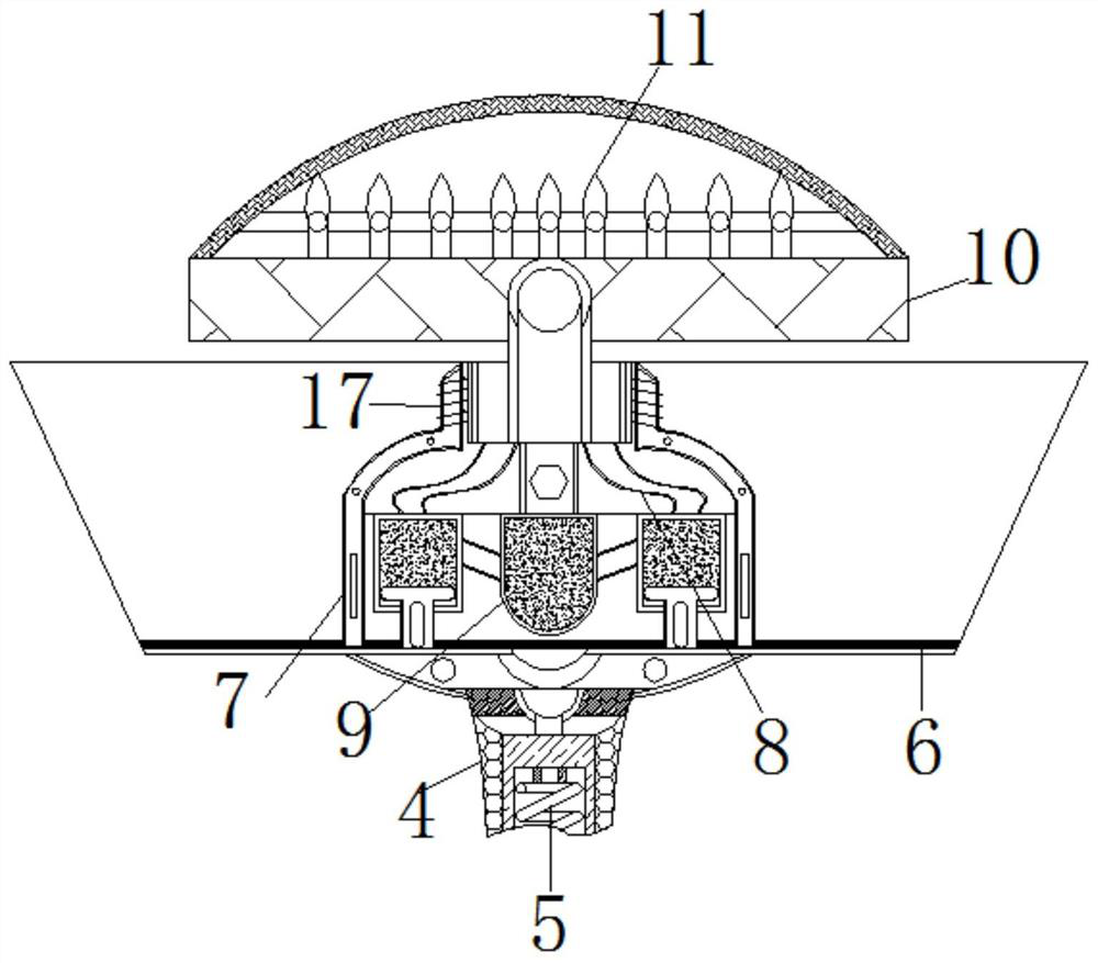 Environment-friendly treatment equipment adapted by utilizing light transmission characteristic of sewage