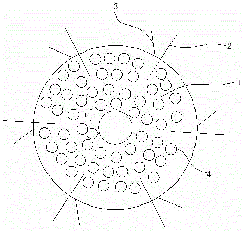 Heating disc in drying barrel