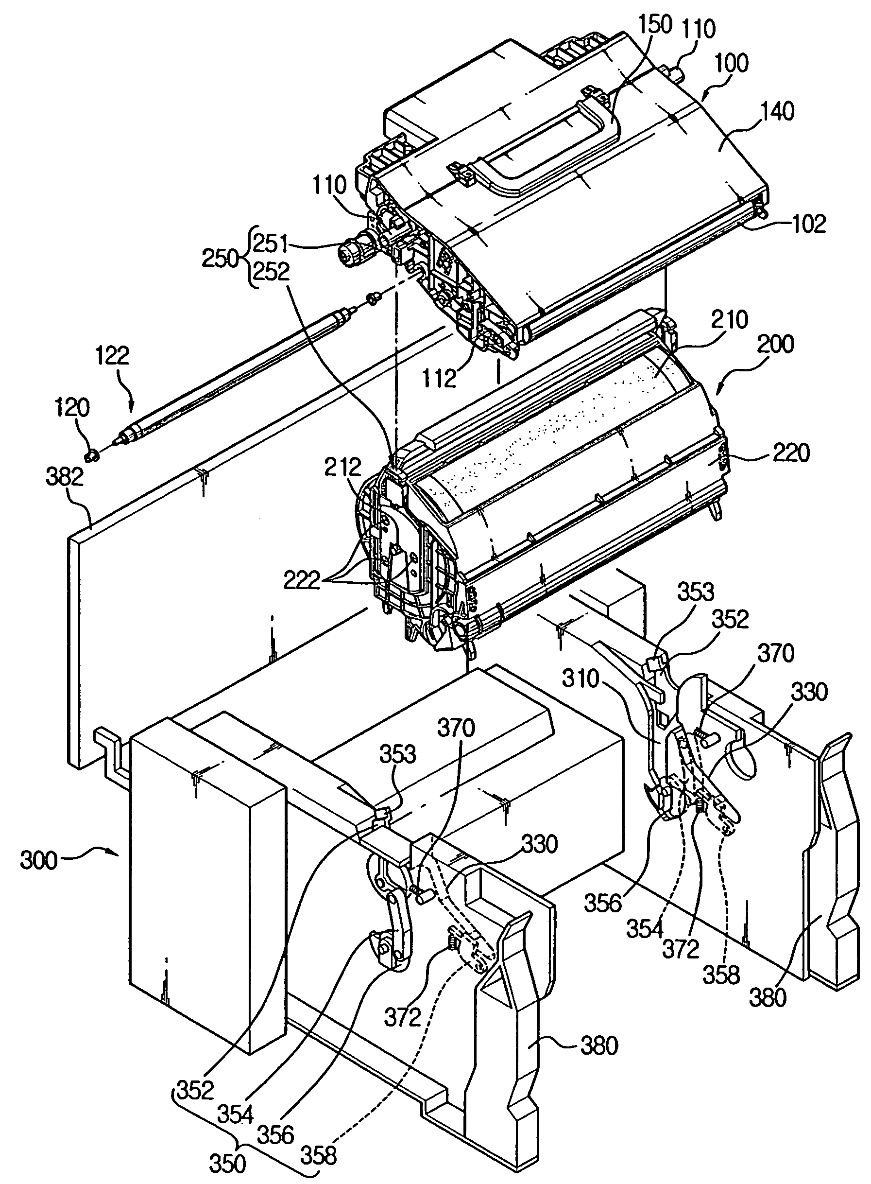 Transfer unit mounting device and image forming apparatus having the same