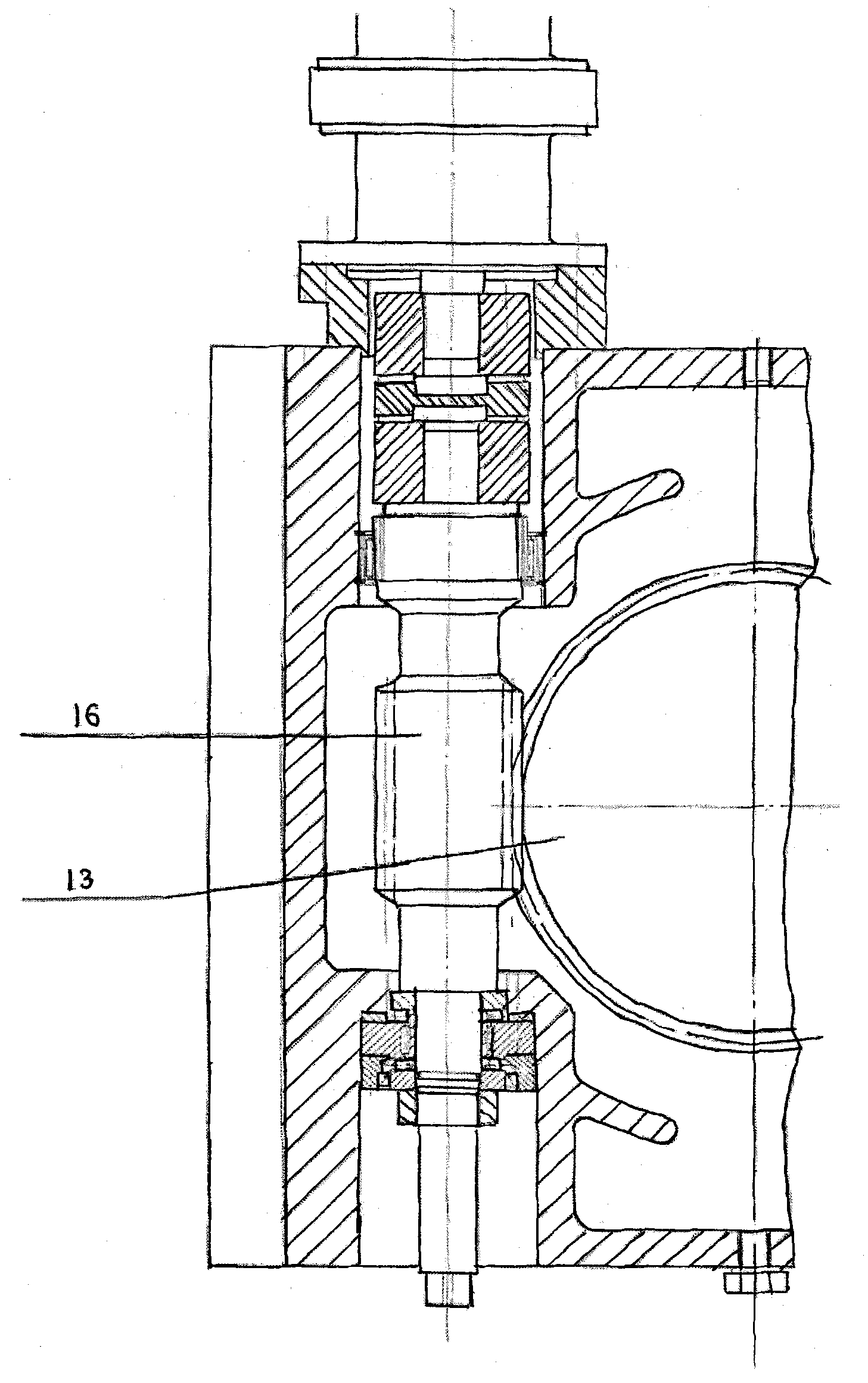 Hobbing cutter rest rotating device capable of locating accurately