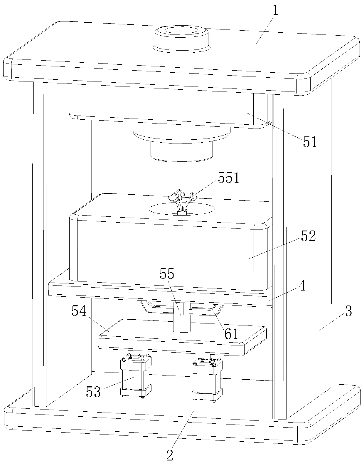 Efficient demolding injection mold