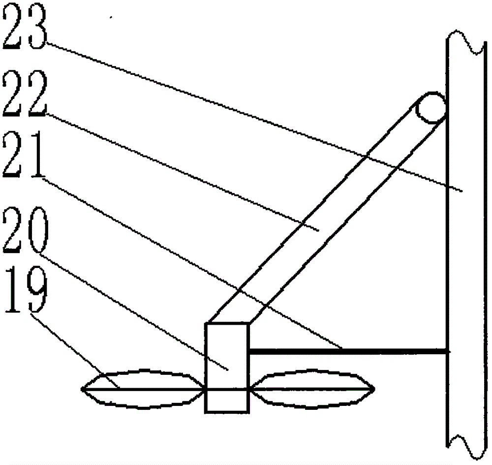 Stirring machine for plastic product production