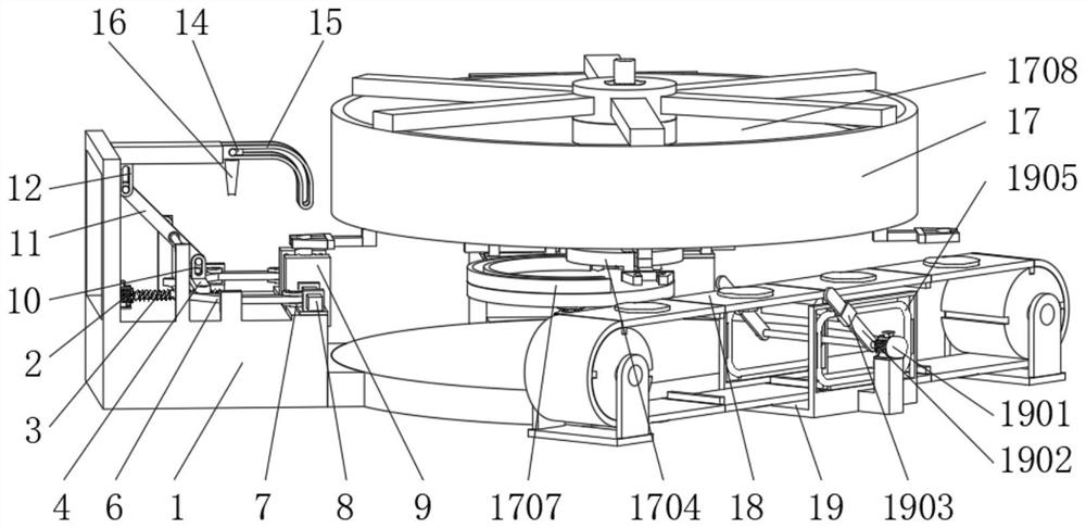 Lightweight glass container rapid forming equipment and use method thereof