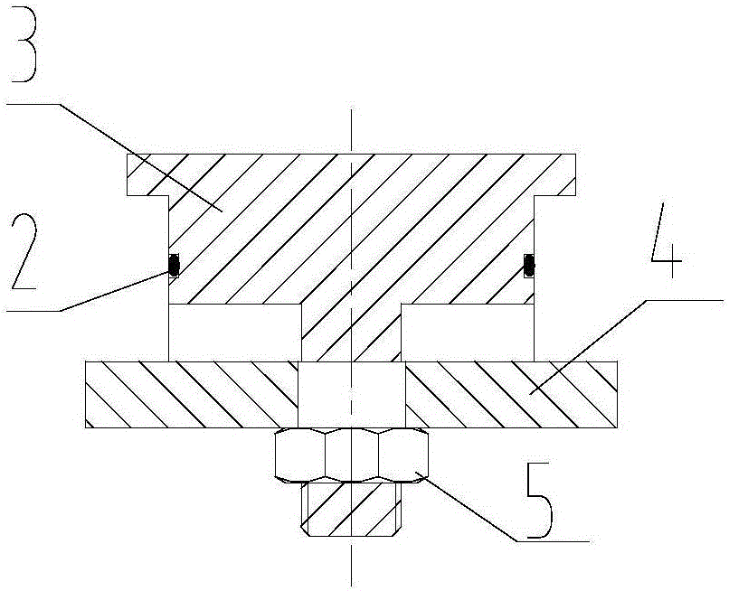 Check assembly for hydraulic test of multi-opening disc type piece