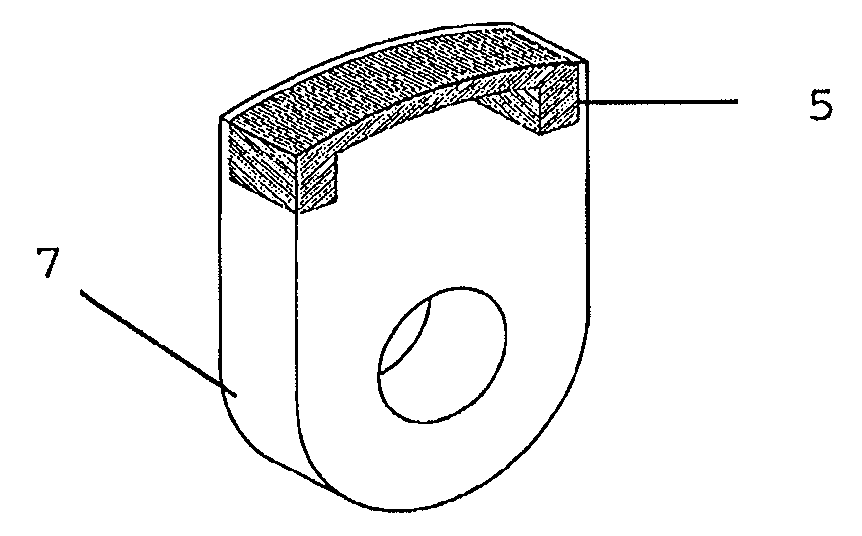 Composite impactor for percussion crushers