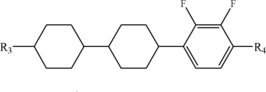 Negative dielectric anisotropic liquid crystal composition and use thereof