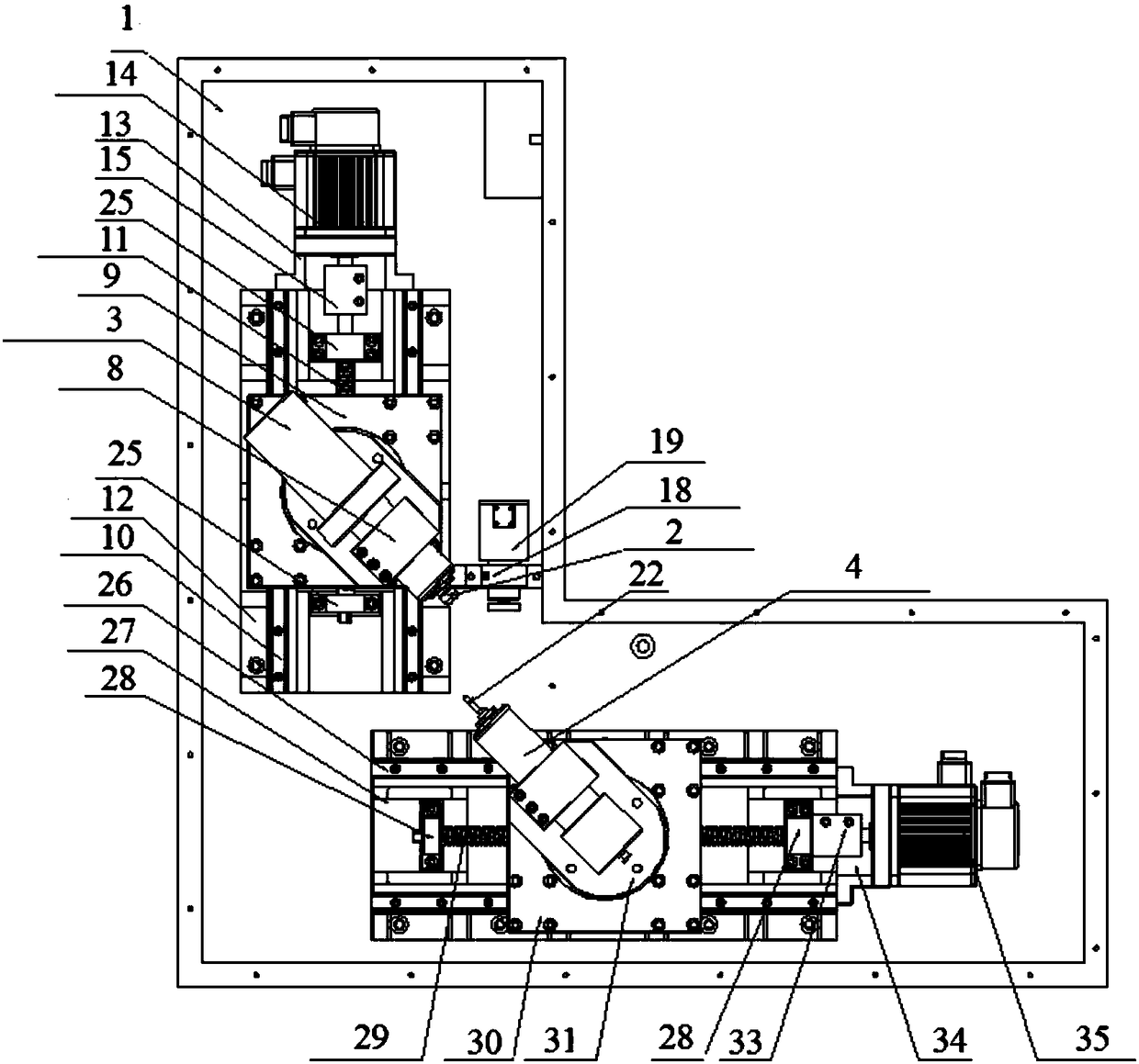 A kind of precision numerical control grinding machine for inner cone surface of small hole