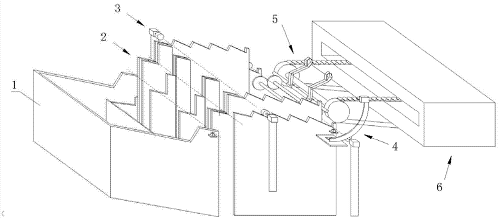 Intermediate frequency heating device for thin rod piece