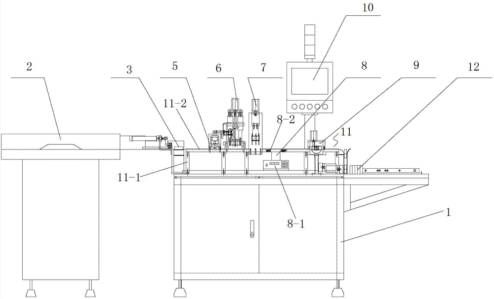 Full-automatic inspection production line for circular parts