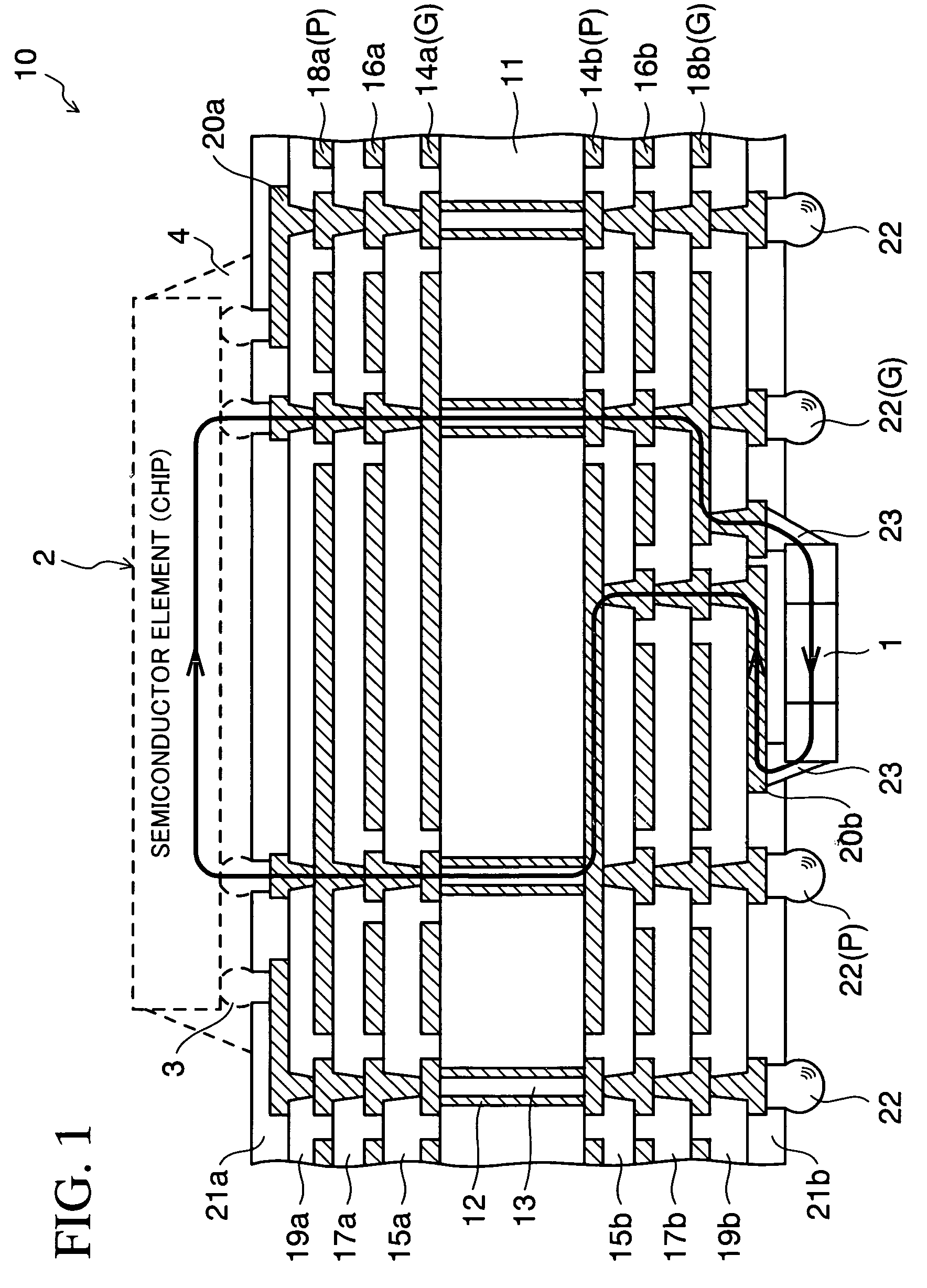 Wiring board mounting a capacitor