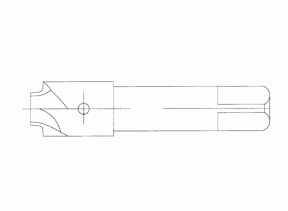 Machining method for profile countersink drill