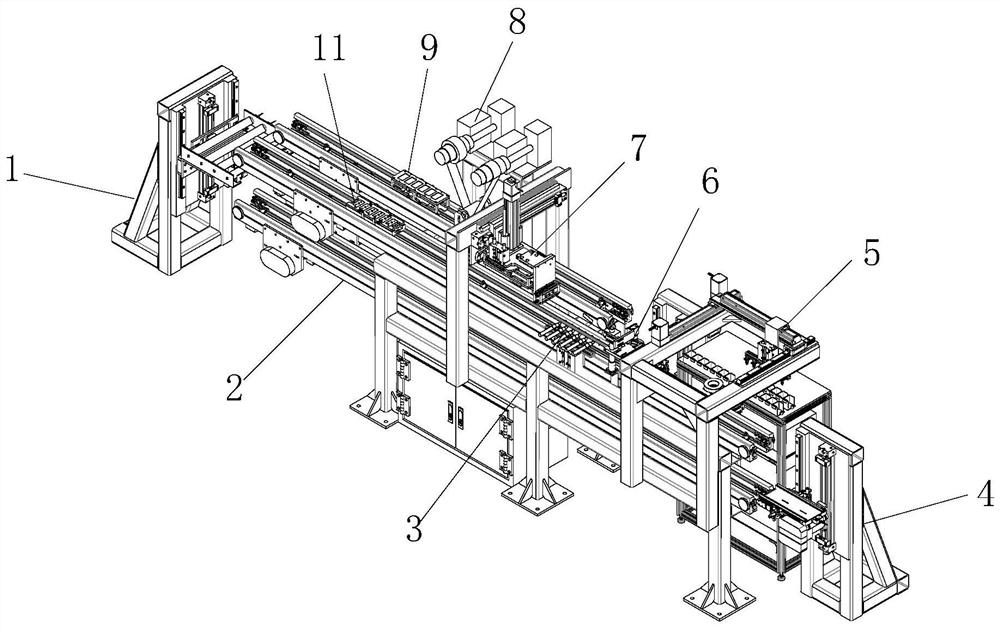 An assembly line for automatic bonding of soft magnetic sheets and its realization method