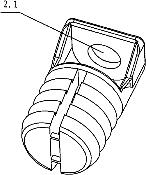 Expansion pin and connecting piece thereof