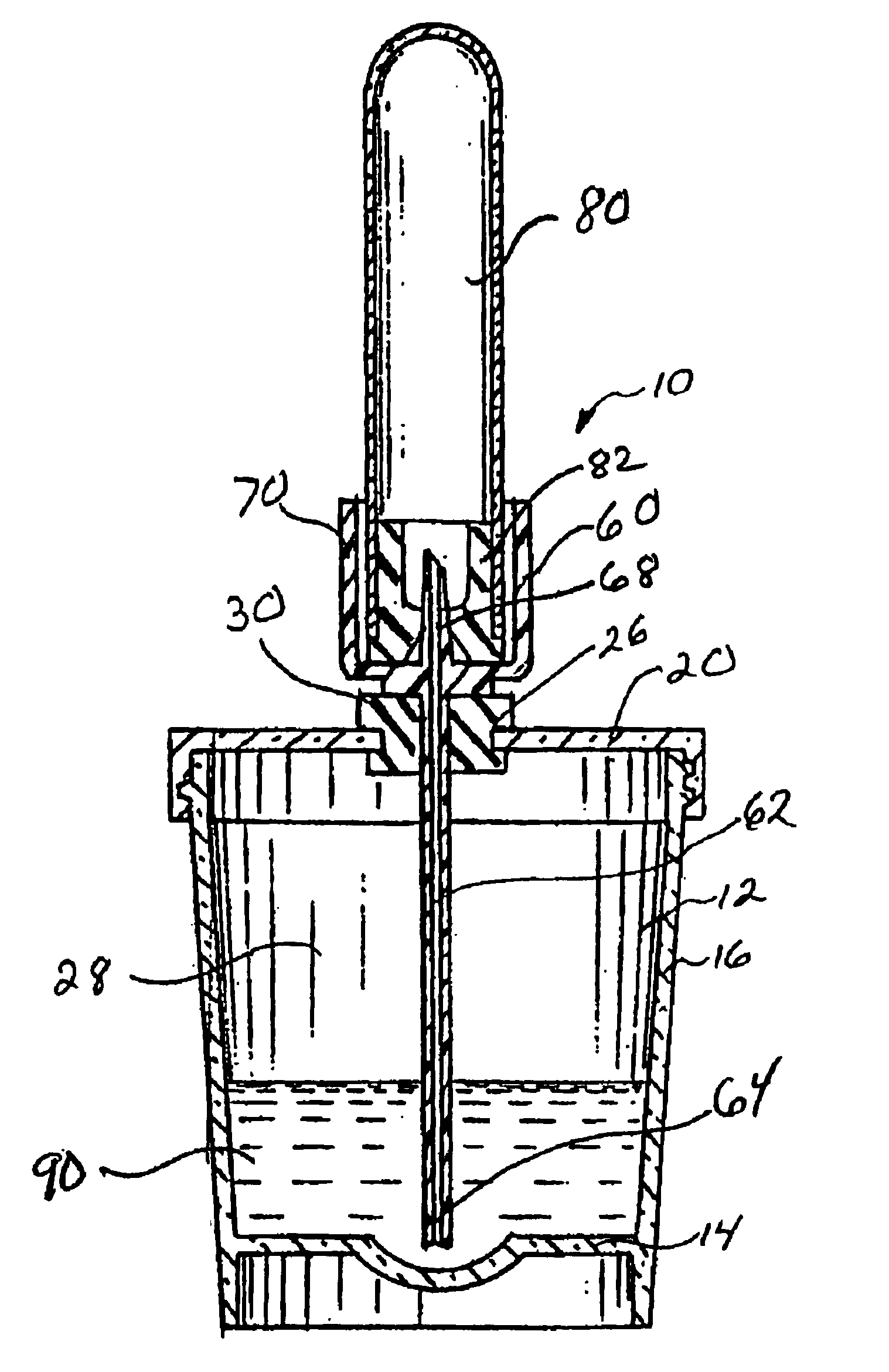 Liquid specimen collection system