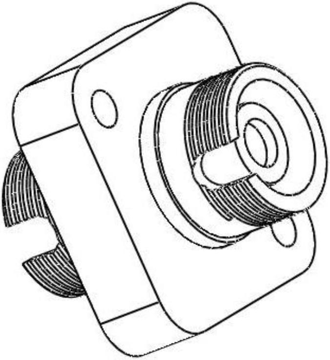 Combined type automatic feeding device for fiber adapter base