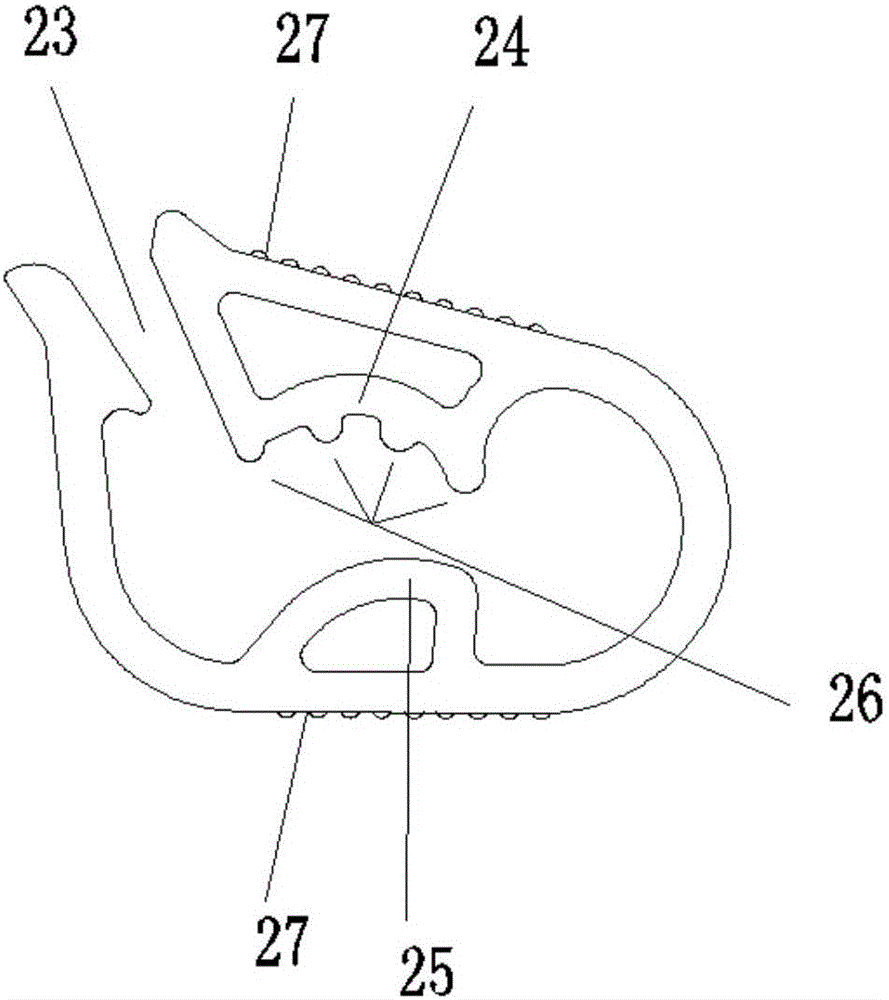 Pulse type positive-pressure single hand clamp remaining needle