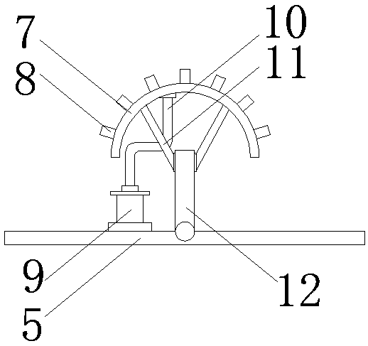 A dust removal device for optical fiber connector