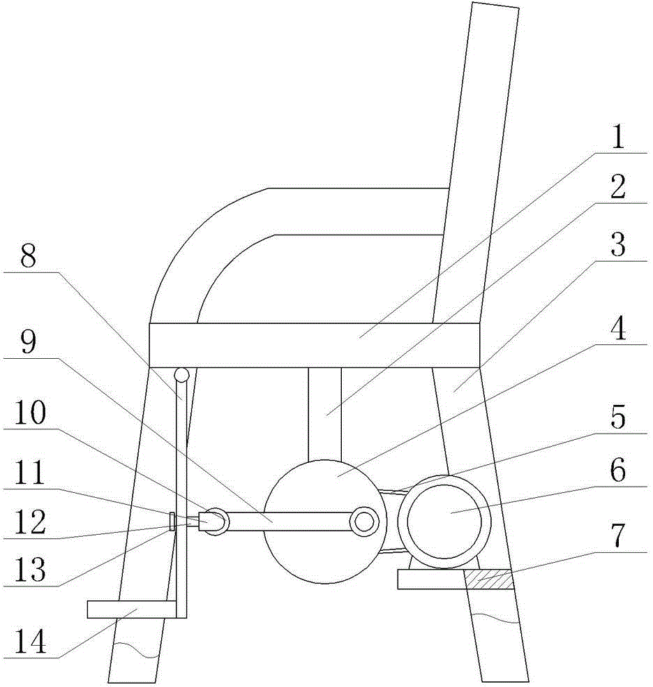 Cerebrovascular disease recovery chair