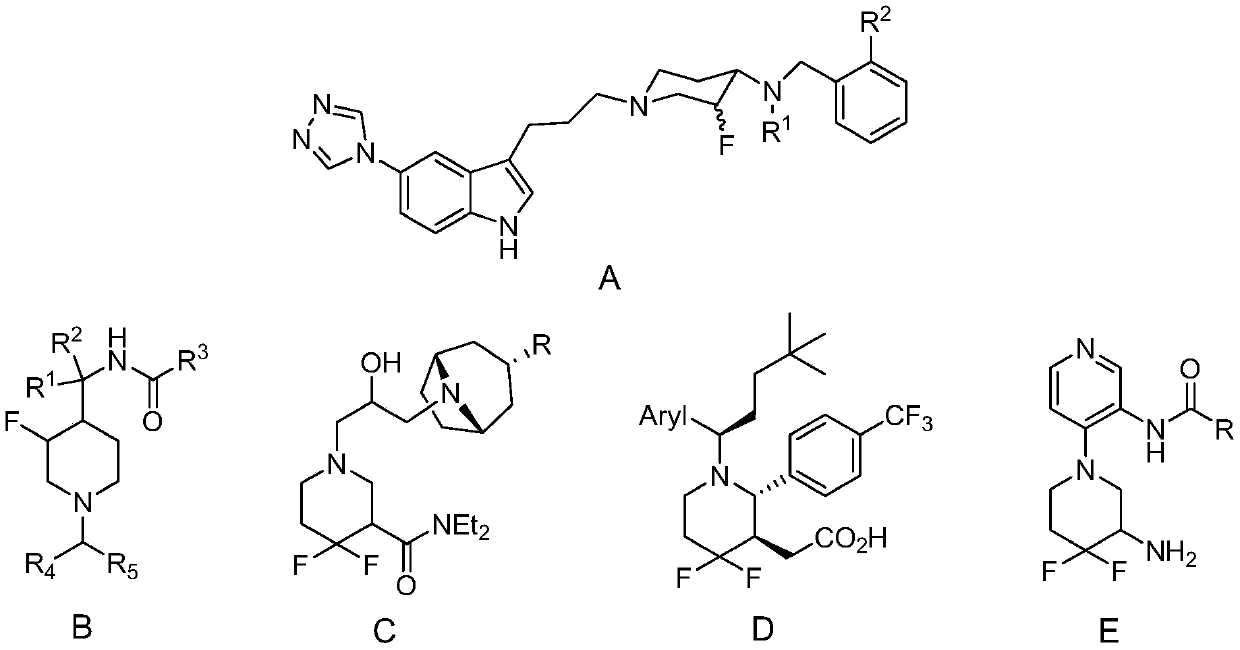 3,3-difluoro-1,2,3,6-tetrahydropiperidine derivative and preparation method thereof